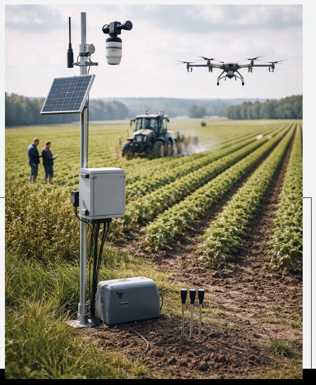 Разработка IoT мониторинга полей в Набережных Челнах от 8634 р. | АвикейНбр